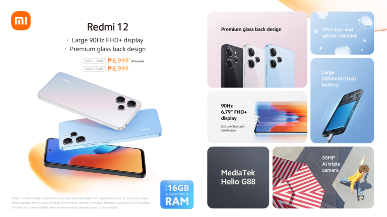 Level Up Your Style: Xiaomi’s Redmi 12 Hits Philippine Market