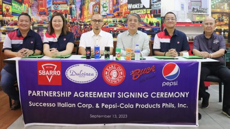 Pepsi-Cola Products Philippines, Inc. strengthens ties with Successo Italian Corporation
