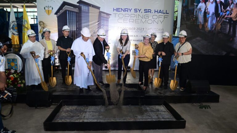 UST tops off Henry Sy, Sr. Hall at Manila campus