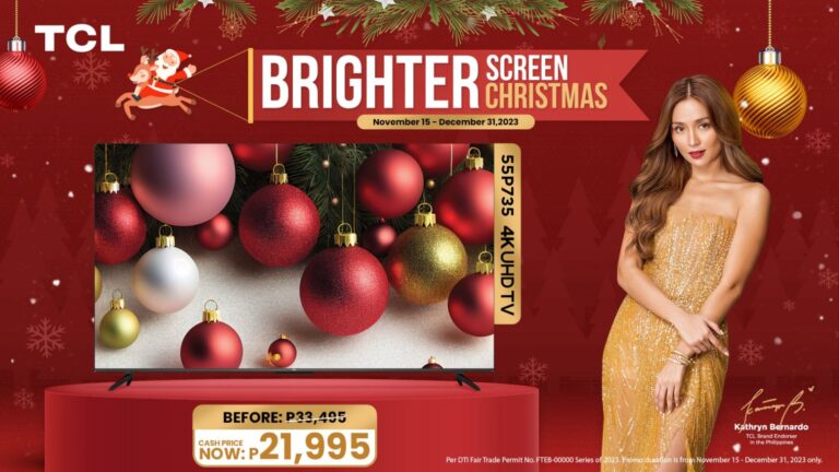 Make your Holidays Merrier and Brighter with TCL’s P735 4K UHD TV Christmas Promo!      