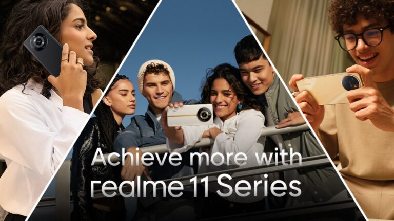 Take everyday activities to the next level   with the realme 11 Series