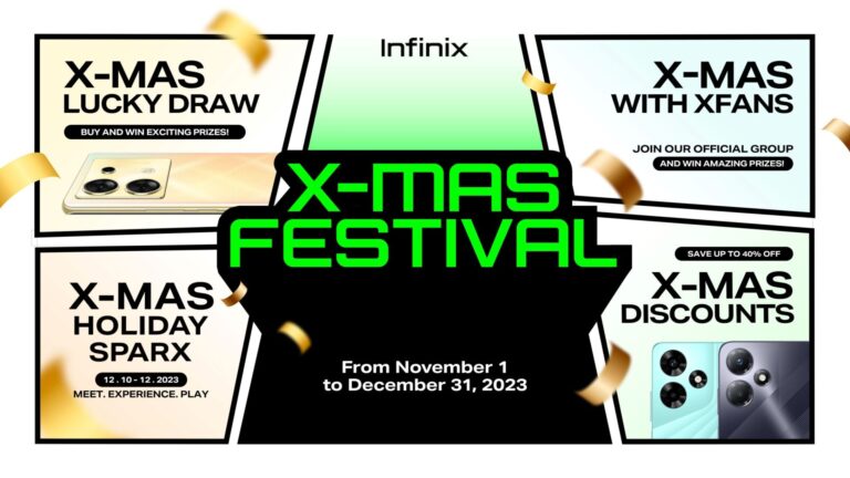 Celebrate the holidays with Infinix X-Mas Festival’s special discounts, promos   