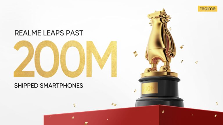 From start-up to breaking records: realme surpasses  200 Million global shipments in just 5 years