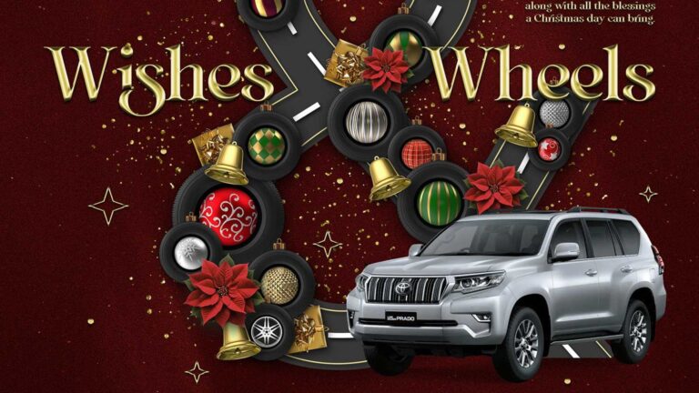 Spend your holiday shopping at Shang for a chance to drive home the newest Toyota off-road icon!