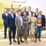 The Super Salone team with the brand executives