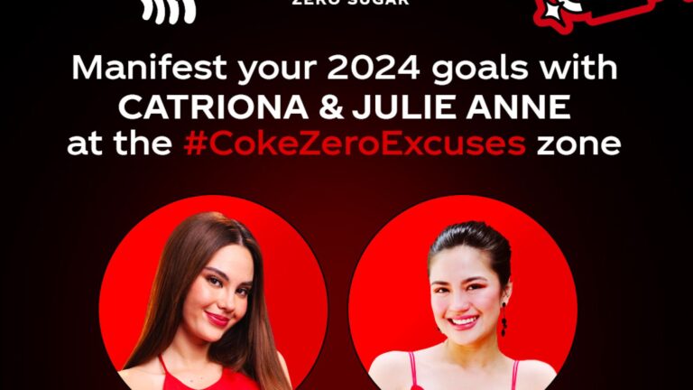 Make zero excuses in manifesting your best 2024 with Coke Zero!