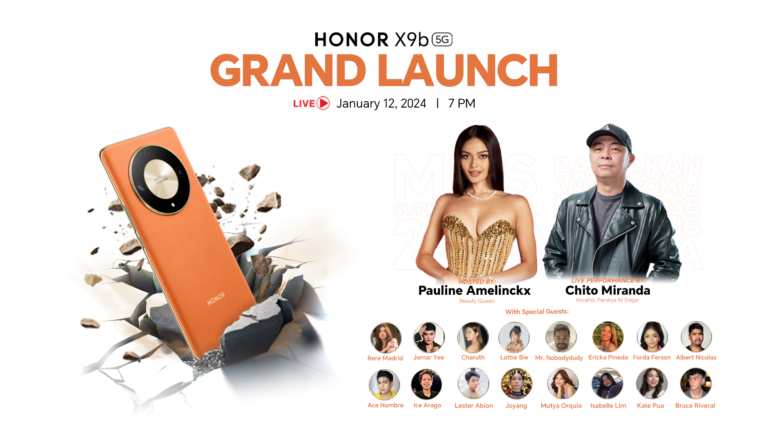 Magbabagsakan Dito: #TheToughestPhone HONOR X9b 5G officially arrives