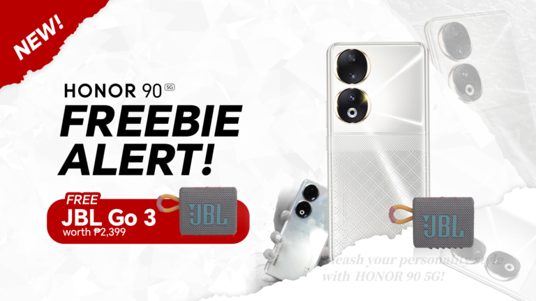 HONOR 90 5G Re-enters 2024 with a FREE JBL Go 3 Speaker worth Php 2,399 