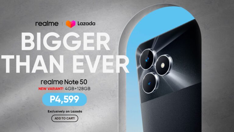 realme Note 50 now comes in higher storage variant, available on Lazada starting February 21