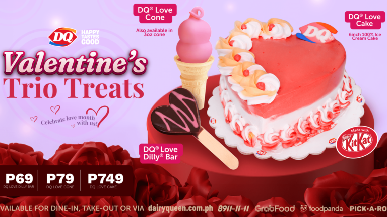 These Valentine Trio Treats from DQ will surely give your sweetheart the blushies