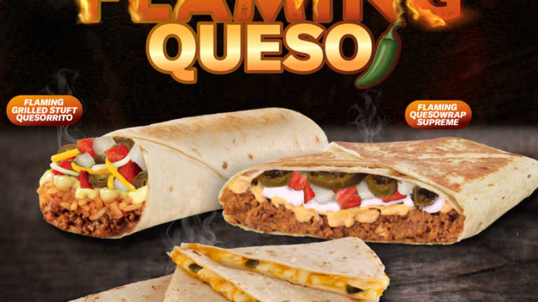 Indulge in the perfect cheese and jalapeno joint with Taco Bell’s new Flaming Queso line