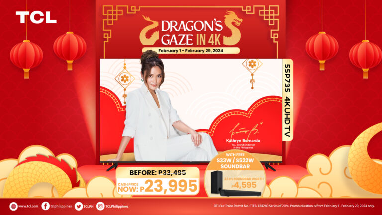 Experience the Roar of the Dragon’s Gaze in 4K with TCL’s Chinese New Year Promotion