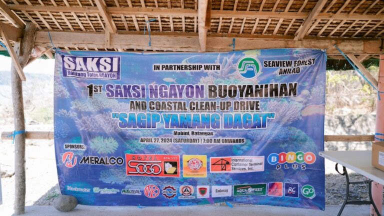 BingoPlus fulfills its 1st coastal clean-up drive along Anilao’s shores   