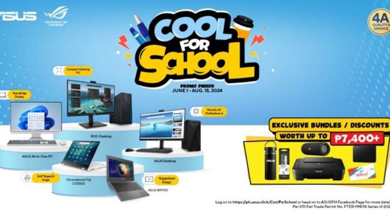 Go Back to School with the ASUS AND ROG COOL FOR SCHOOL PROMO, Bundles Worth up to PHP 41,900+!