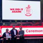 2 – Dennis and Emily Receiving Award