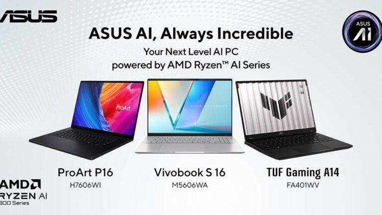 ASUS Philippines Launches New AI PCs with AMD Ryzen AI 300 Series Processors: Vivobook S 16, TUF Gaming A14, and ProArt P16