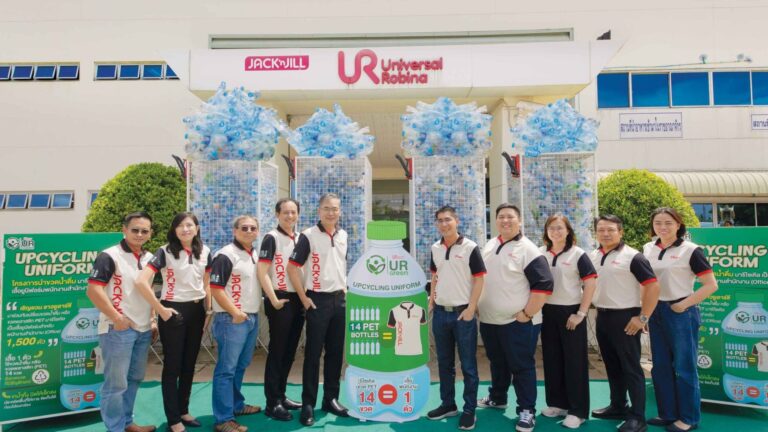 Did you know? URC Thailand’s new uniforms are made from recycled plastic bottles