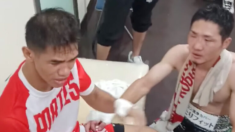 Japanese Boxer Admits Defeat Despite Official Win Against Filipino Opponent
