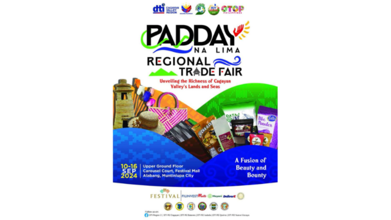 Dive into Cagayan Valley’s Fusion of Beauty and Bounty at the 18th Padday na Lima Regional Trade Fair!
