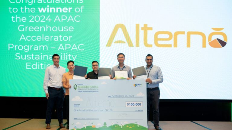 PepsiCo Announces Alternō as 2024 APAC Greenhouse Accelerator Winner; Program Helps Promote Sustainable Innovation in the Region