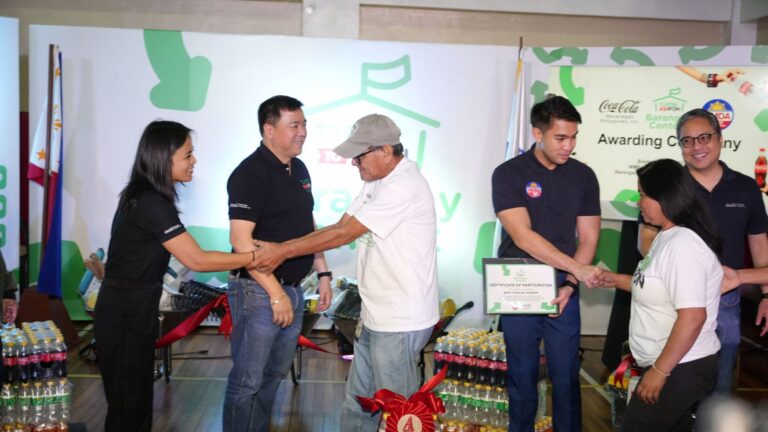 Empowering Communities, Awarding Success: MMDA and Coca-Cola Recognize Metro Manila’s Top Barangays for Recycling Achievements