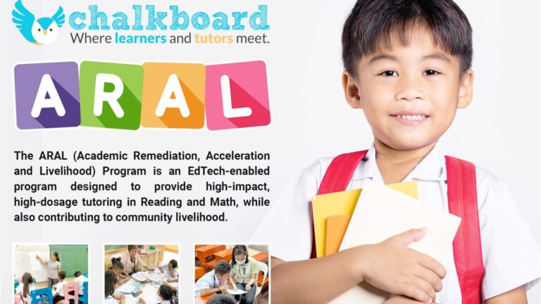 DepEd and Chalkboard Launch the ARAL Program: A New Initiative to Boost Literacy and Numeracy in Public Schools