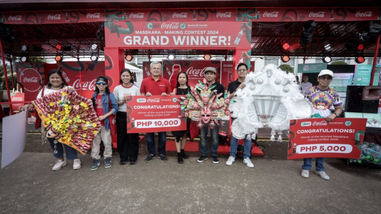 Coca-Cola Philippines and Bacolod City promote bottle collection and segregation at Masskara Festival