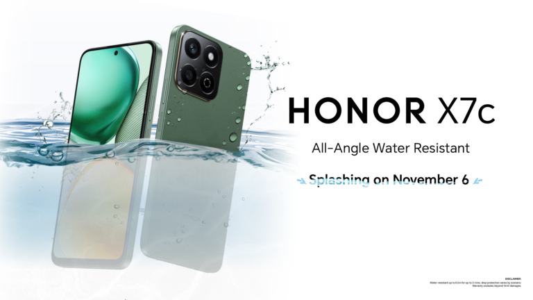 All-Angle Water-Resistant HONOR X7c,  Splashing on November 6