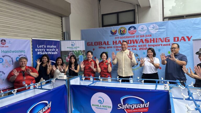 Manila Water Foundation and partners underscore benefits of handwashing for Global Handwashing Day