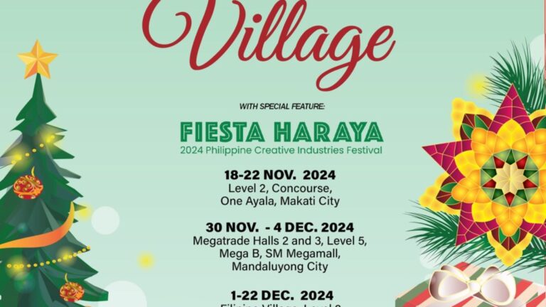 Celebrate the Holiday Spirit and Filipino Creativity at the DTI Christmas Village Fairs