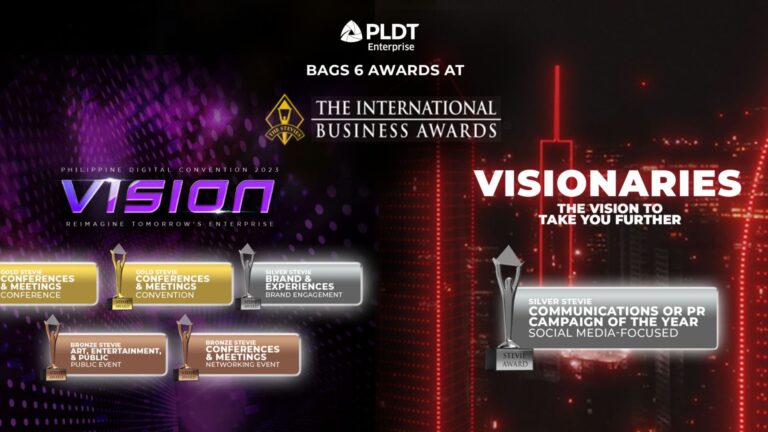 PLDT Enterprise Bags Six Awards at the International Business Awards for PH Digicon 2023 and Visionaries Campaign