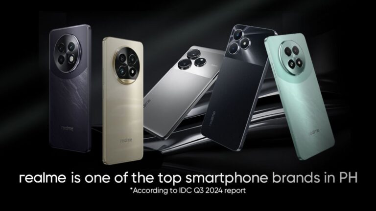 realme Emerges as One of the Top Smartphone Brands in PH According to IDC Q3 2024 Report