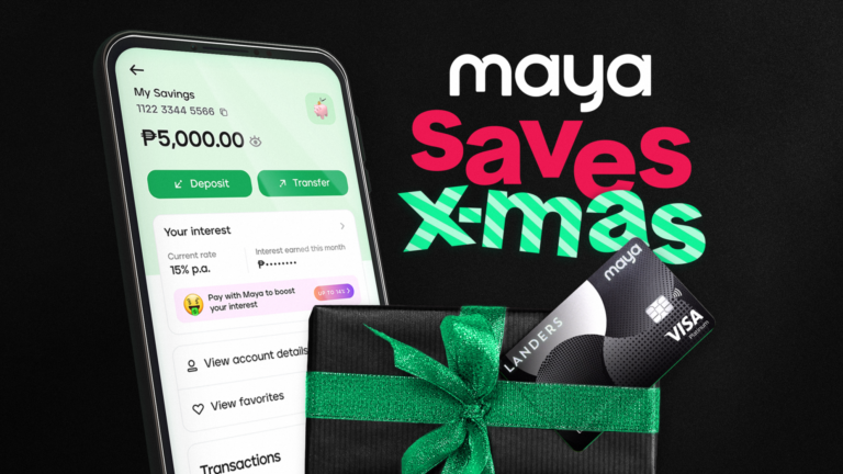 Maya Saves Xmas Again: Get Your Holiday Gastos Back with Up to ₱1M cash prize!