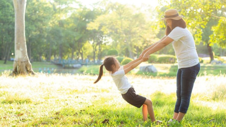 To raise fit kids, be fit yourself