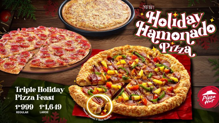 Pizza Hut’s Holiday Hamonado Pizza is the perfect centerpiece for your holiday celebrations