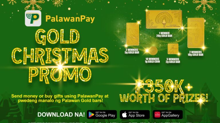 Win Investment-Grade Gold Bars This Holiday with PalawanPay!