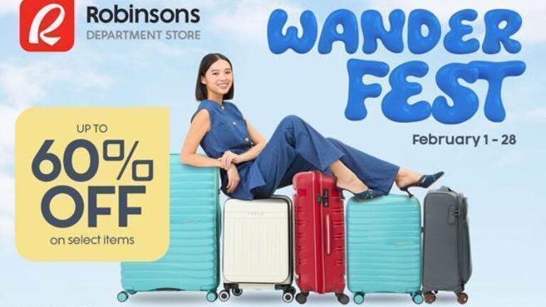 This massive Robinsons Department Store travel fair has shoes, luggages, & more for your next trip