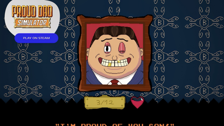 Proud Dad Simulator Launched on Steam: A Wholesome Clicker Game with a Retro Twist