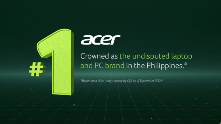 Acer continues to lead consumer and gaming notebook markets in the Philippines