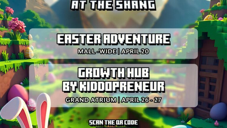Shangri-La Plaza brings double kid-ventures with a pixel-inspired Easter hunt and kid-run marketplace