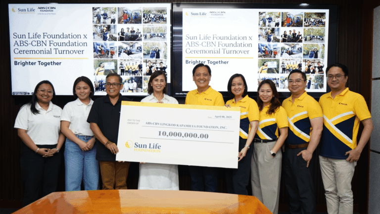 Sun Life Foundation renews disaster relief partnership with PHP 10M donation to  ABS-CBN Foundation