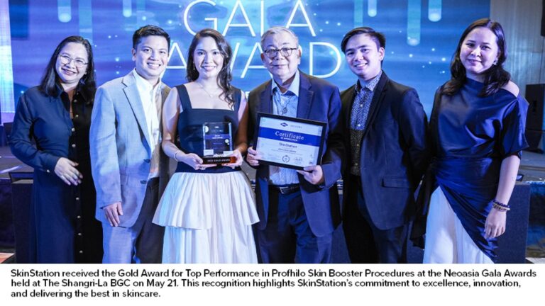 SkinStation Wins Gold Award for Profhilo Excellence at Neoasia Gala 2025   