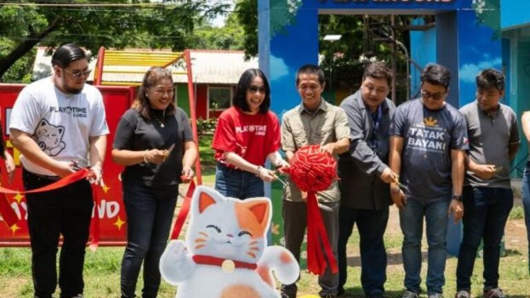 PlayTime CARES Turns Over First PlayTime Playground  to Gawad Kalinga Village to Nurture Holistic  Child Development