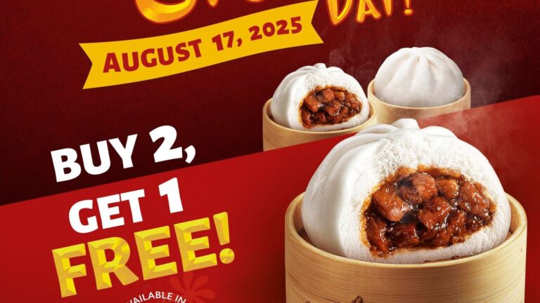 Celebrate National Siopao Day at Chowking!  Buy 2, Get 1 FREE on the Best-Tasting Chowking Siopao this August 17!