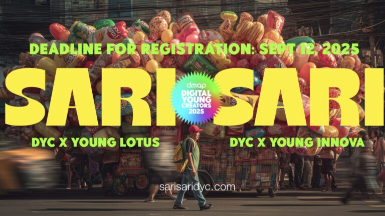 DMAP SARI-SARI DYC 2025 Brings   Together All Kinds of Young Creatives                             One Bootcamp, Two Competitions