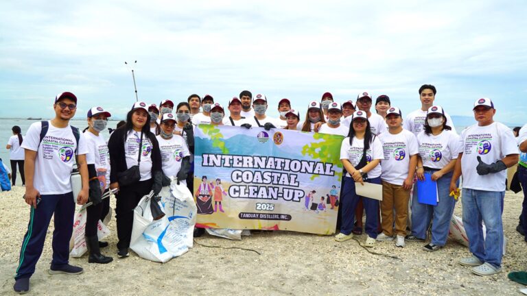 Tanduay Employees Join DENR’s International Coastal Cleanup   in Manila Bay   