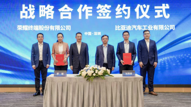 HONOR and BYD Form Strategic Partnership to Advance AI-powered Intelligent Mobility