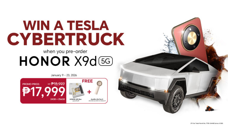 The Toughest Phone HONOR X9d 5G Launched at Php 17,999 with a Chance to win Tesla Cybertruck 