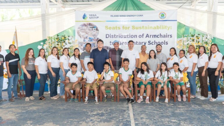 Vena Energy Turns Over 1,000 “Seats for Sustainability” to Talim Island Schools, Improving the Learning Environment for Students While Creating Livelihood for Locals